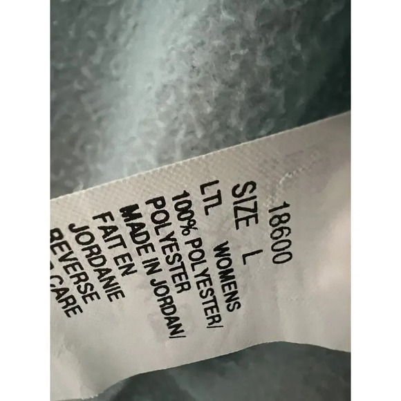 Woolrich Full Zip Lightweight Fleece Vest Jacket 2 Tone Blue Gray Women’s Size L - Picture 4 of 6